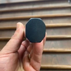 Hitohira Togashi 210mm Gyuto Kasumi Stainless Clad Shirogami 1 Ebony Blonde Handle