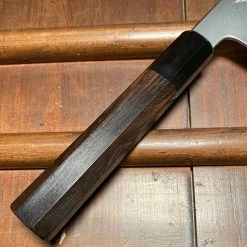 Sakai Kikumori'So-Ten' 180mm Santoku - Aogami Super - W/ Saya