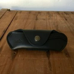 Pallares Leather Belt Sheath For 10cm Knife - Black