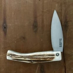 Pallares Busa 10cm Folder Stainless Stag Horn