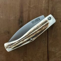 Pallares Busa 10cm Folder Stainless Stag Horn