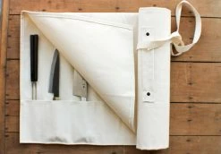 Sakai Kikumori Kitchen Tools Japanese Canvas Knife Roll