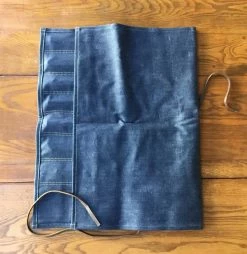 Ubi-IND Blue Denim Knife Roll
