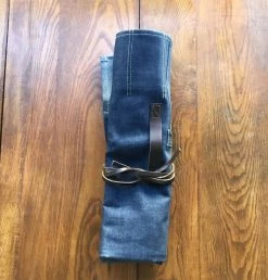 Ubi-IND Blue Denim Knife Roll