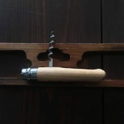 Opinel #10 Folding Knife - W/ Corkscrew - Stainless