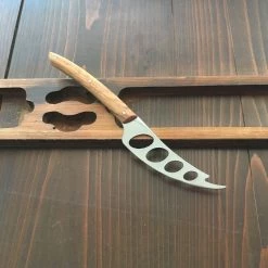 Néron 'Le Thiers' 11cm Cheese Knife Olive Handle Table | Steak