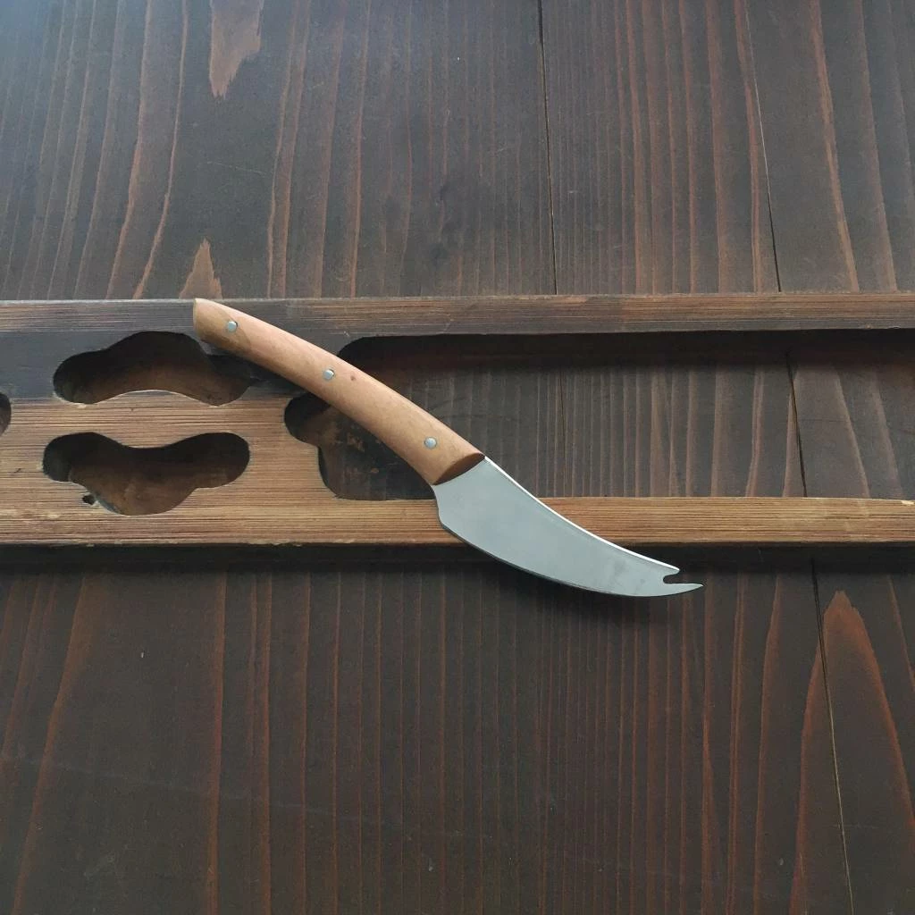 Néron 'Le Thiers' 6cm Little Cheese Knife Olive Table | Steak