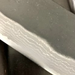 Nakajo Kaji-bei 165mm Nakiri Iron Clad Aogami 2 Suminagashi Kurouchi