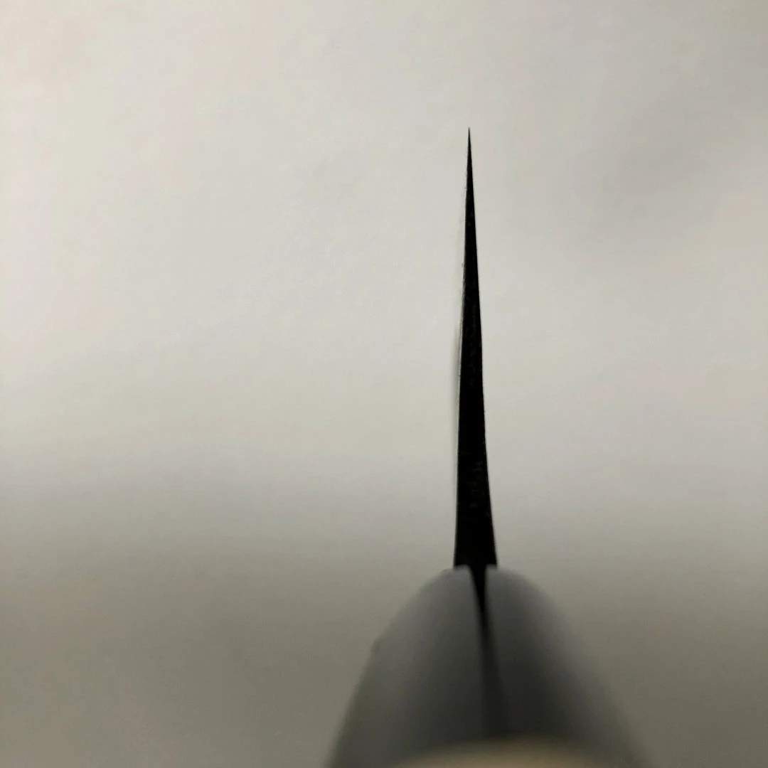 Nakajo Kaji-bei 165mm Santoku Iron Clad Shirogami 2 Kurouchi