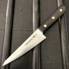Hitohira Kanehide 150mm Lefty Honesuki Kaku Semi Stainless Japanese Butcher Knife