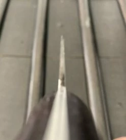 Hitohira Kanehide 150mm Lefty Honesuki Kaku Semi Stainless Japanese Butcher Knife