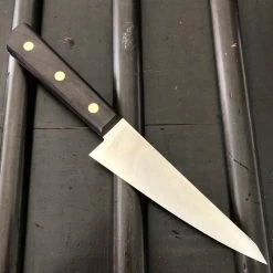 Hitohira Kanehide 150mm Lefty Honesuki Kaku Semi Stainless Japanese Butcher Knife