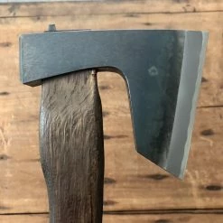 Nakajo Mizuno Jigata Hand Axe Curved Burnt Kanto Oak Handle