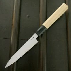 Takada No Hamono 135mm Petty Blue 2 Iron Clad Octagonal Ho & Horn Handle - On Order