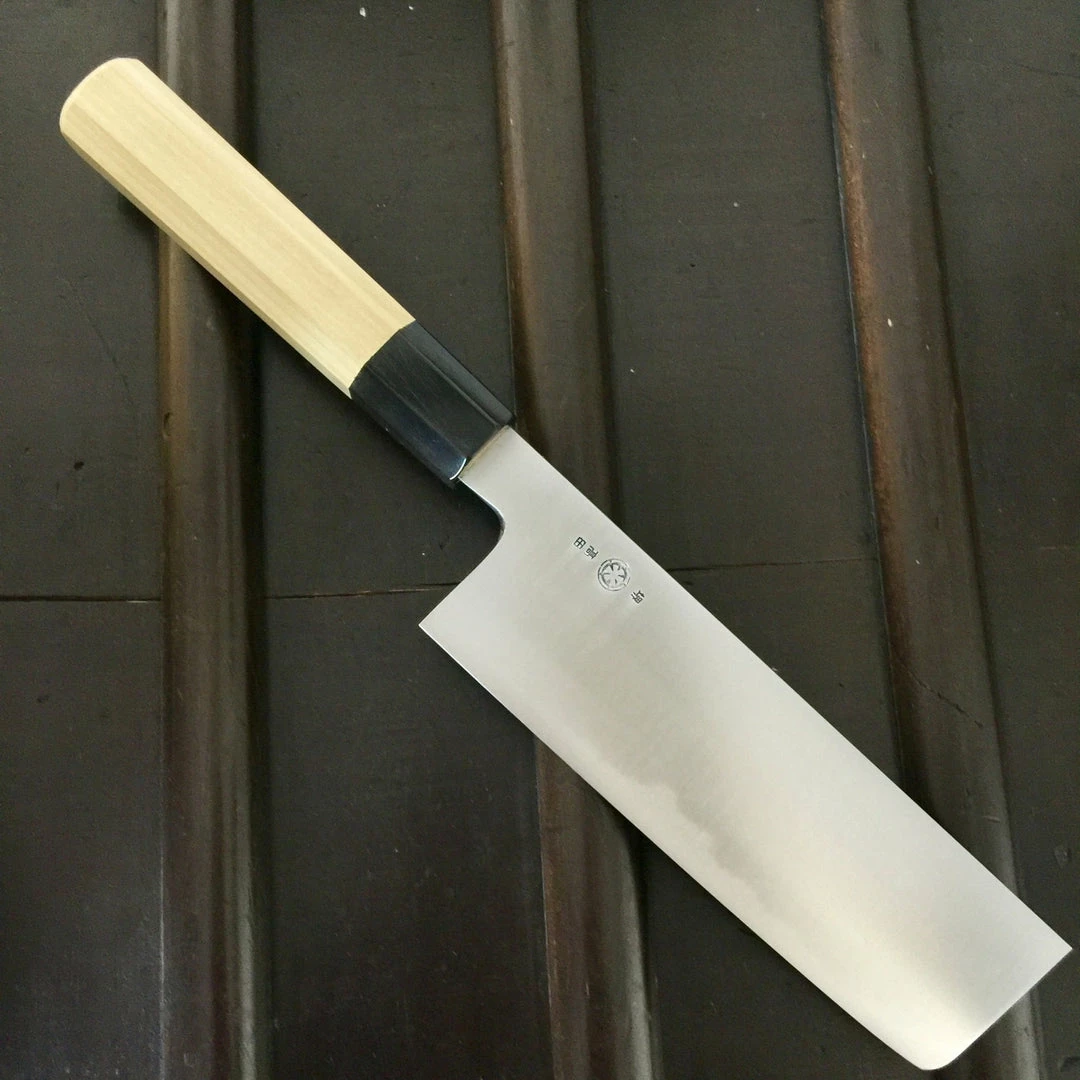 Takada No Hamono 165mm Nakiri - Aogami 2 Iron Clad - Ho & Horn Octagon - On Order Waiting Room