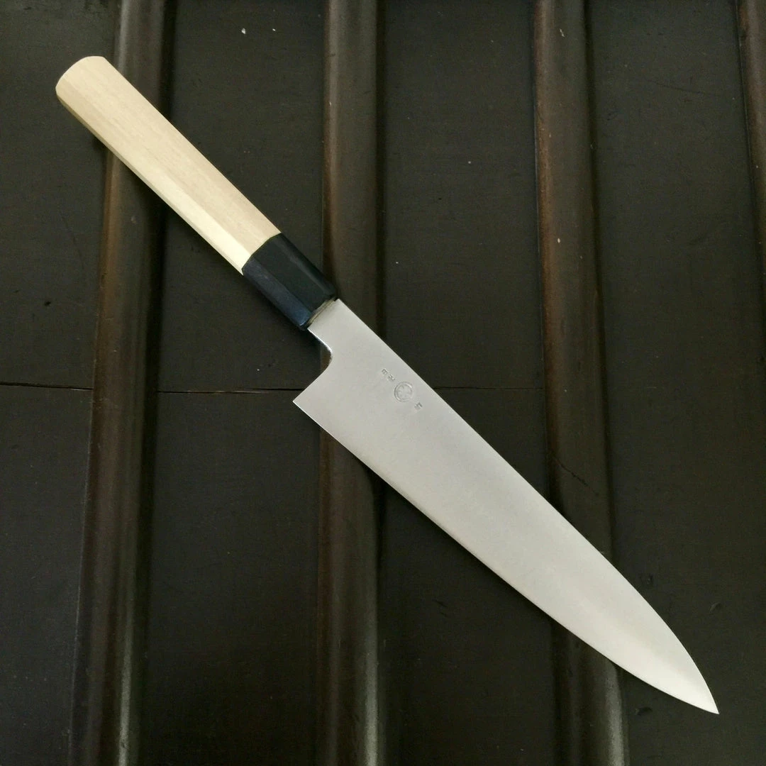 Takada No Hamano Takada No Hamono 210mm Gyuto - Aogami 2 Iron Clad - Ho & Horn Octagon