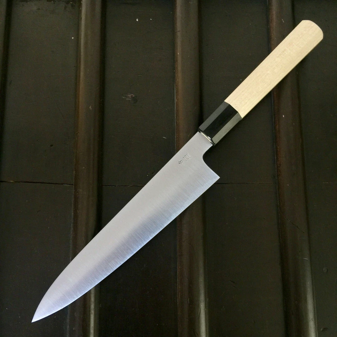 Takada No Hamano Takada No Hamono 210mm Gyuto - Aogami 2 Iron Clad - Ho & Horn Octagon