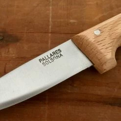 Pallares Straight Graft Knife - Carbon - Beech