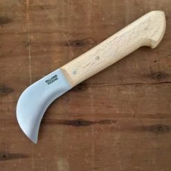 Pallares Curved Harvest Knife Carbon - Beech